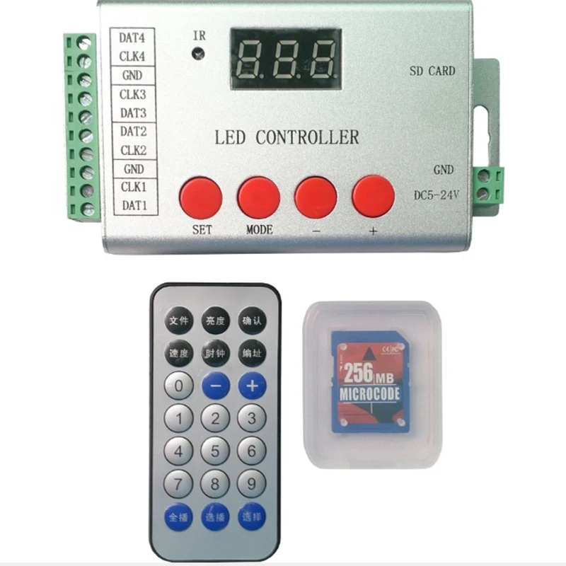 4‑Port WiFi LED Strip Controller for WS2812b, 6144 Pixels, Aluminum Housing - Image 2