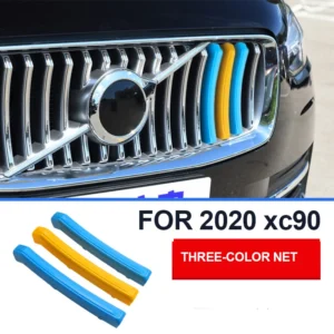 Suitable For Volvo XC90 2020 2021 2022 2023 2024 2025 Three-Color Mesh Decorative Strip Car Stickers Auto Parts Car Accessories