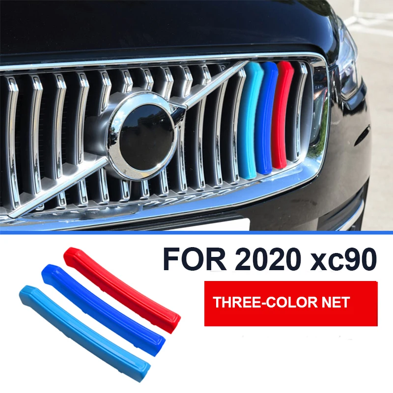 Suitable For Volvo XC90 2020 2021 2022 2023 2024 2025 Three-Color Mesh Decorative Strip Car Stickers Auto Parts Car Accessories - Image 4
