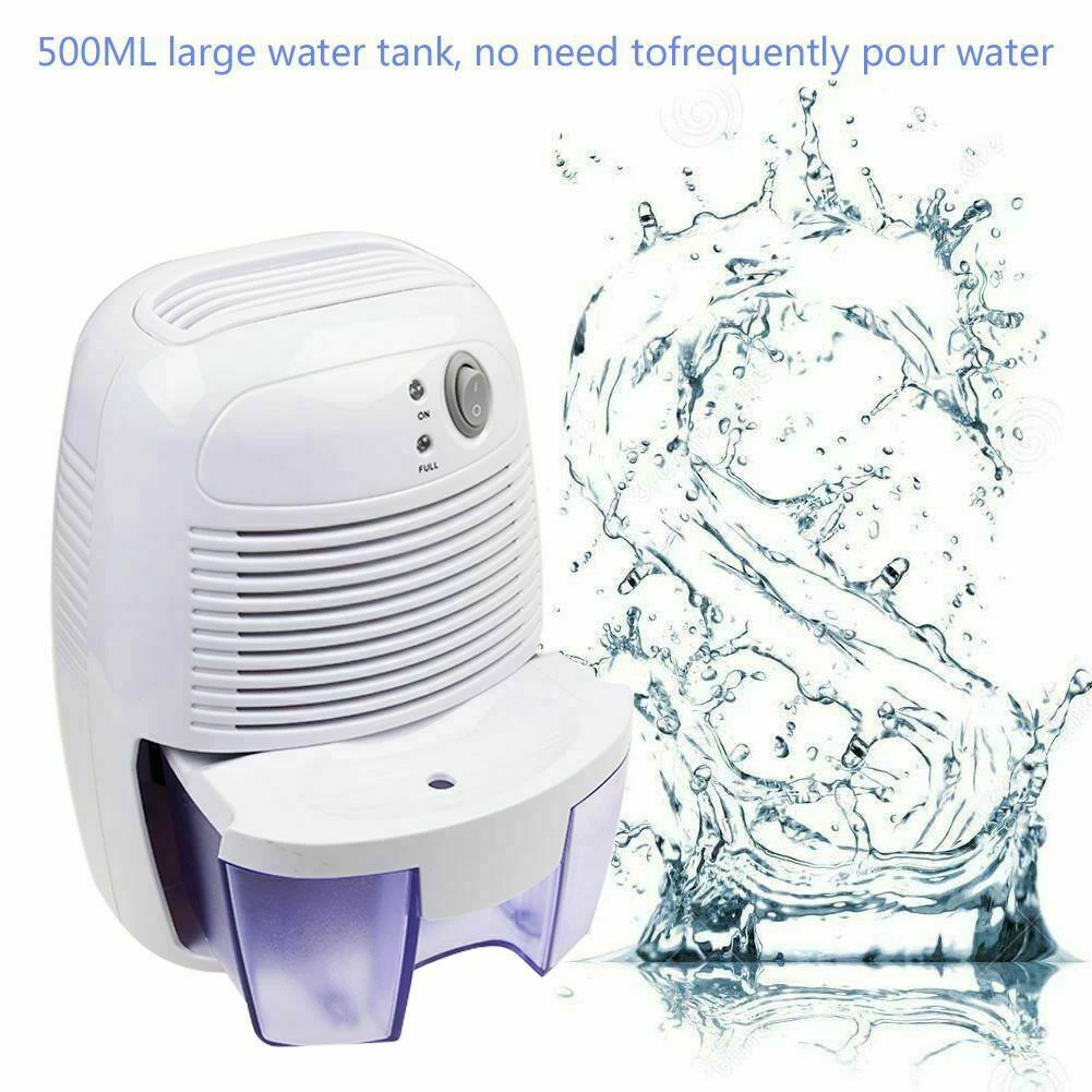 THANKSHARE 500 ml Mini Desiccant Dehumidifier – Portable, Low‑Noise