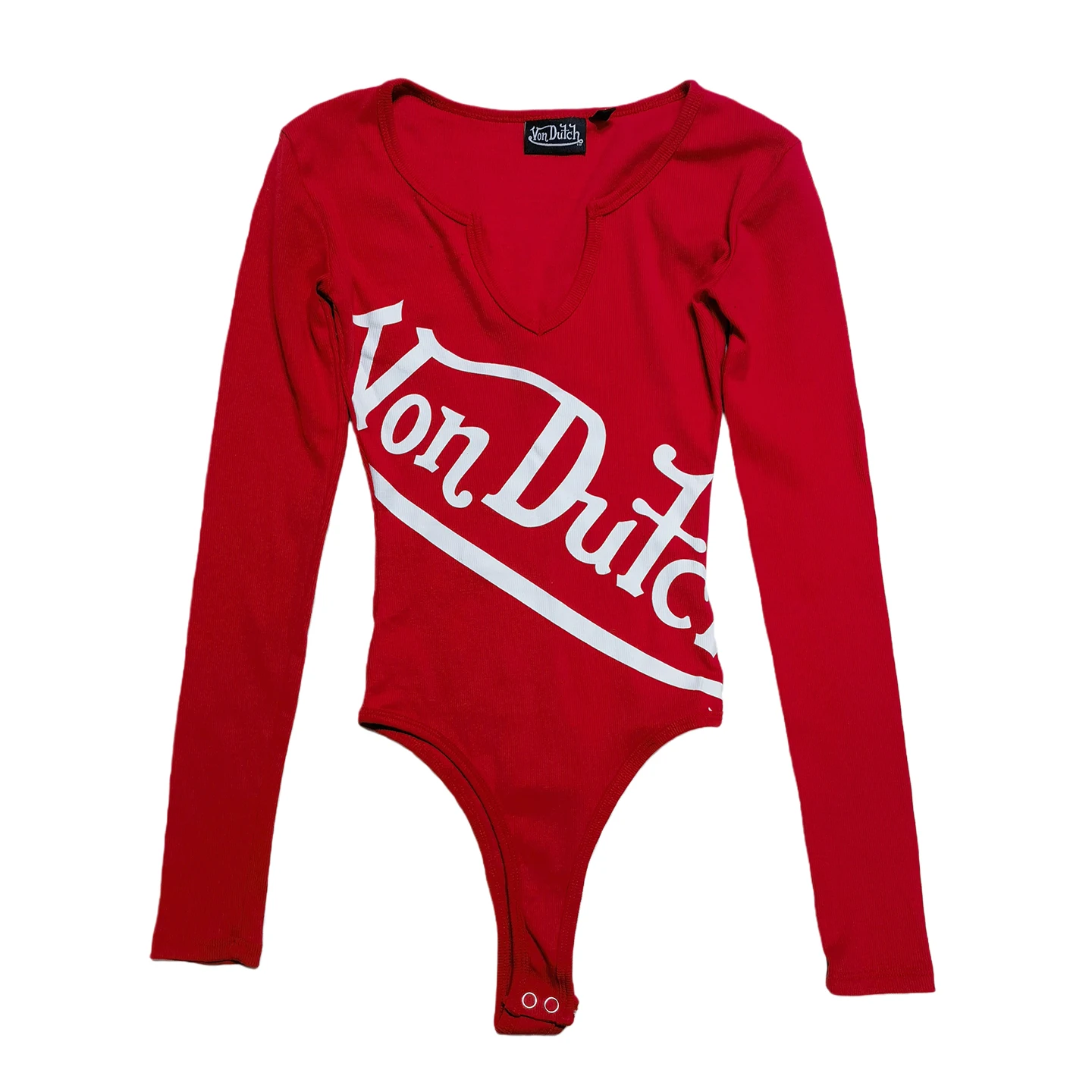 Women's Long Sleeve Letter Print Bodysuit - view 6
