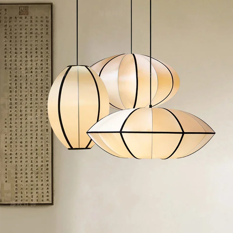 Nordic Fabric LED Pendant Light