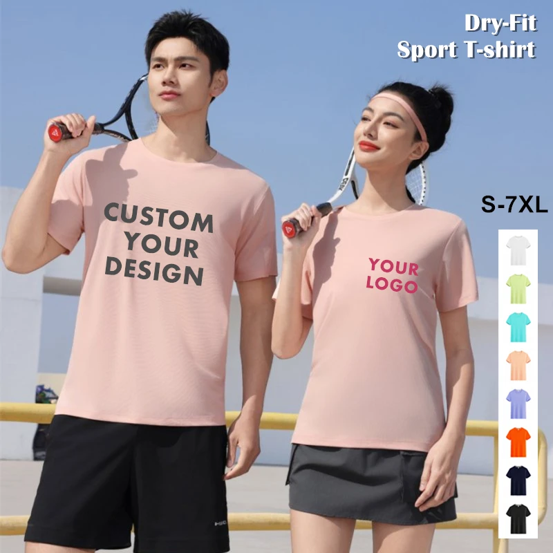 Quick Dry Sport T-Shirt with Customizable Logo