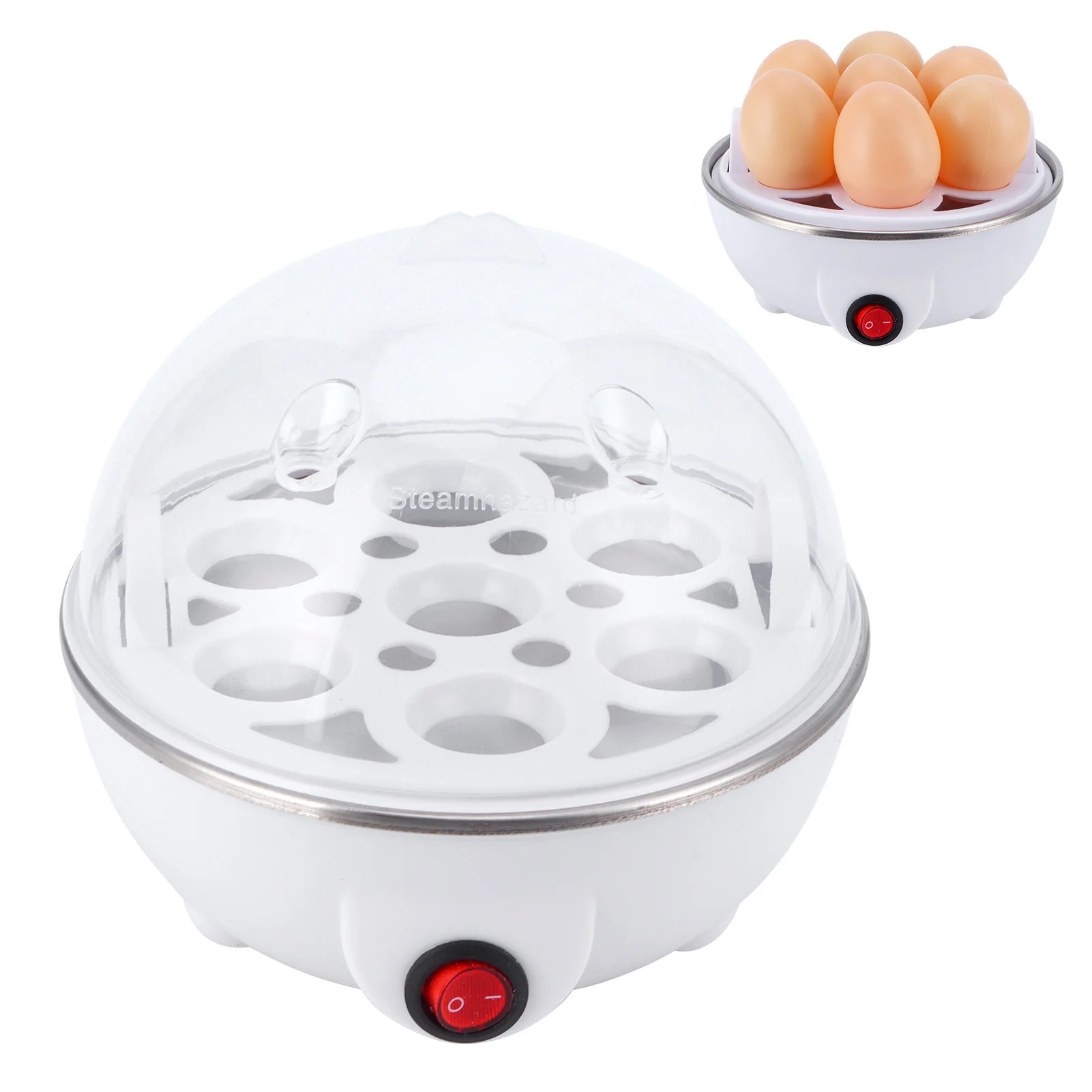 Romellar 350W Electric Egg Boiler – BPA‑Free PP, Single‑Serve - Image 5