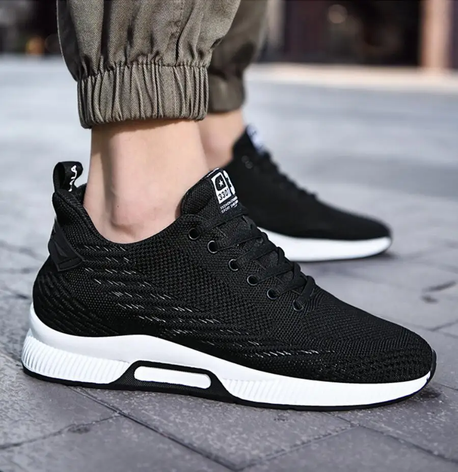 Men's Air Mesh Height‑Increase Sneakers, 6‑8 cm Lift, Lace‑Up - Image 4