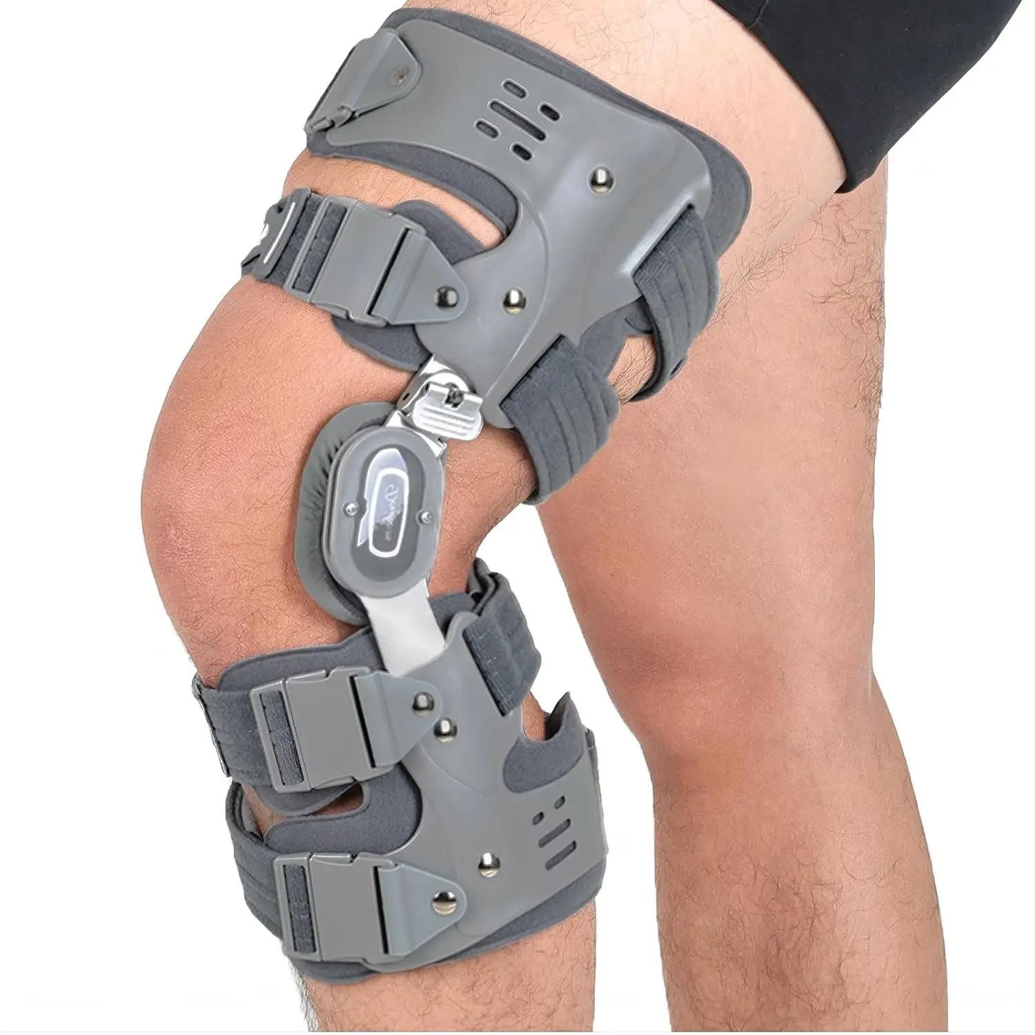 Low-Profile OA Knee Brace with 3-Point Unloading & Adjustable Velcro