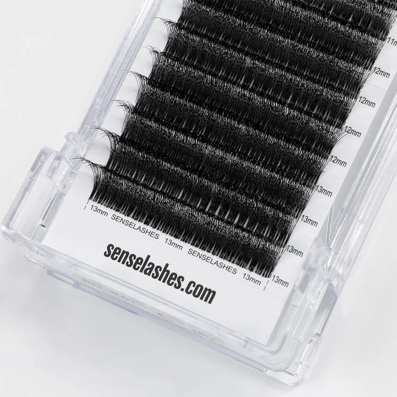Sense Lashes Speedy Promade Fans 960 Ultra-Matte Black 5D/6D/8D - Image 2