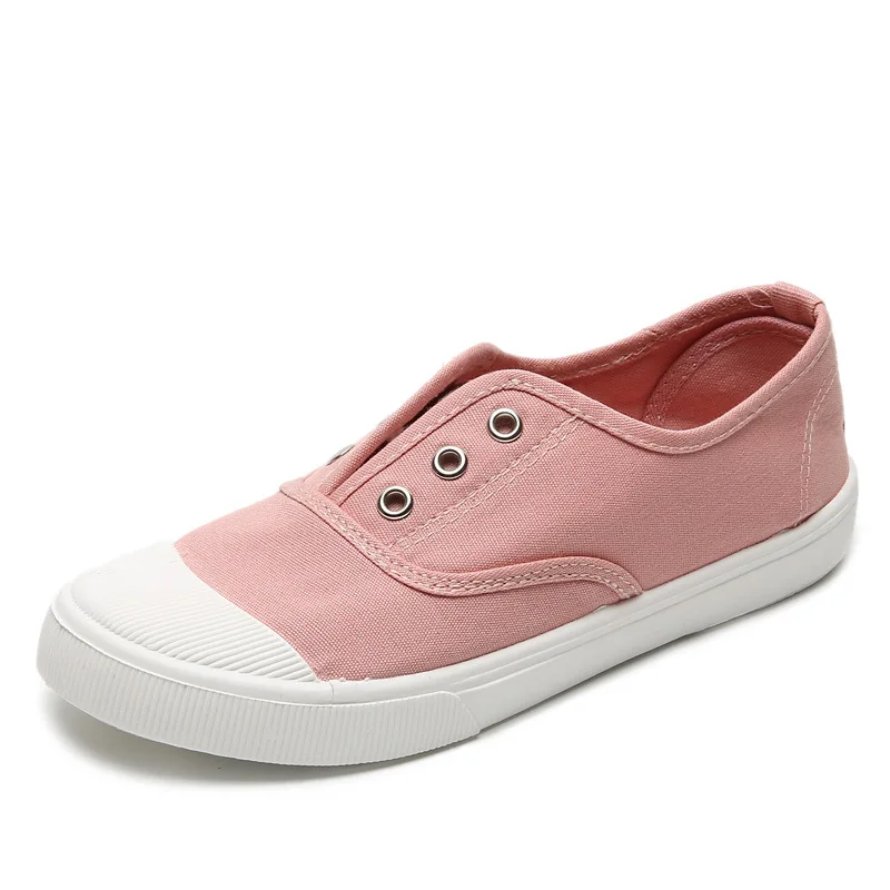 Women's Canvas Slip-On Loafer with EVA Insole – Korean Style Flat - Image 12