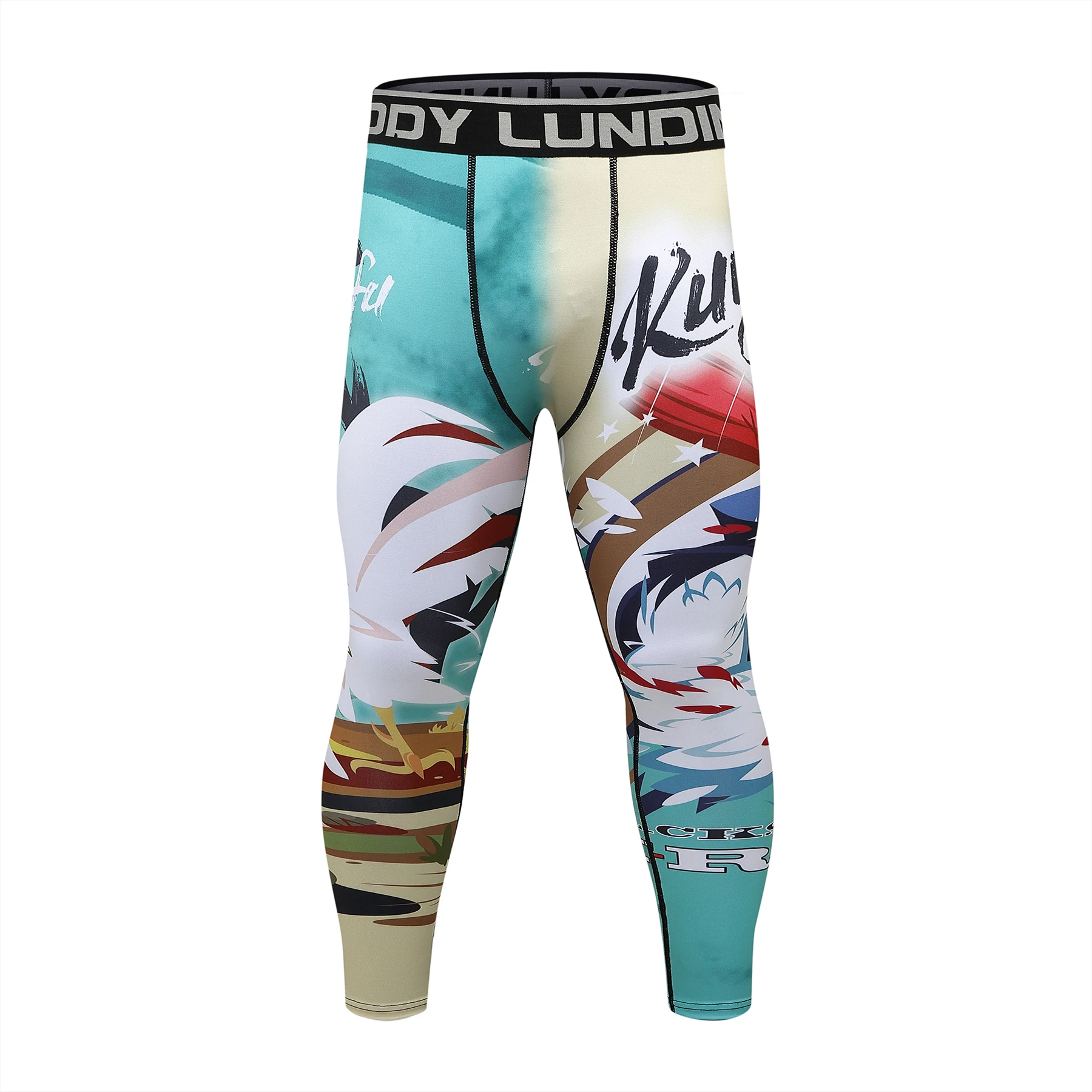 Men's BJJ Spats Leggings - Moisture Wicking Polyester - Image 9