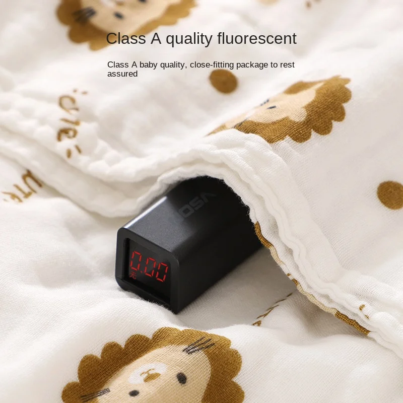 4-Layer Cotton Baby Blanket & Towel - Image 5