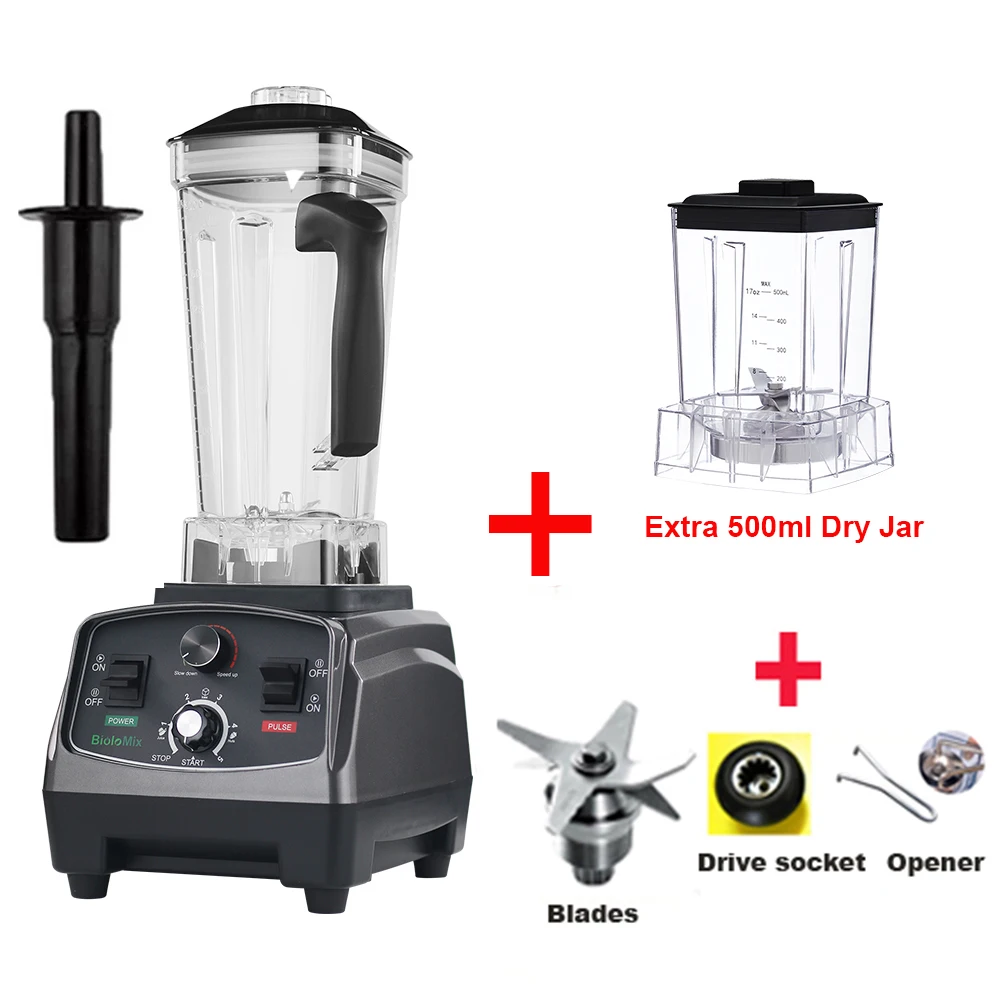 Biolomix T5200 2200W Blender with 2L BPA-Free Tritan Jar & Timer - Image 8
