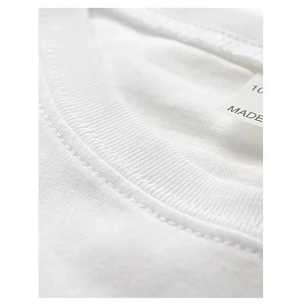 Cotton Short-Sleeved T-Shirt with Vintage Print - Image 4