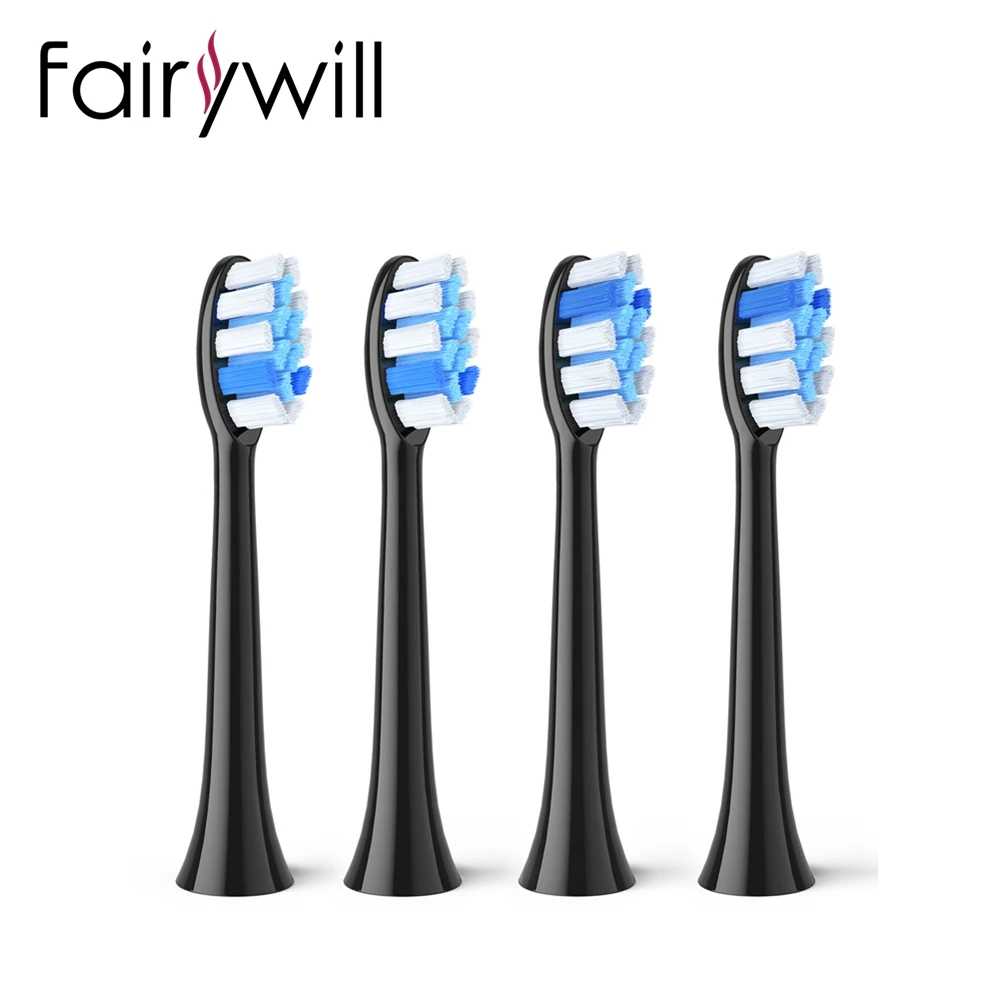 Fairywill Soft Plastic Toothbrush Heads – Compatible with P11, P80 & T9 (4‑16 pcs) - Image 8