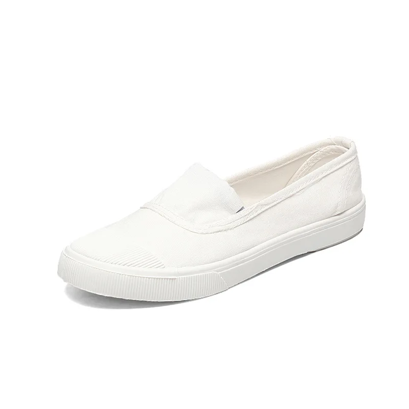 Women's Canvas Slip-On Loafer with EVA Insole – Korean Style Flat - Image 5