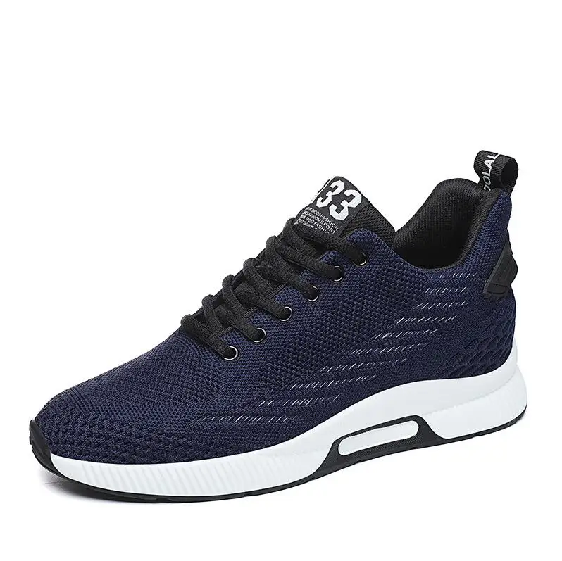 Men's Air Mesh Height‑Increase Sneakers, 6‑8 cm Lift, Lace‑Up - Image 7