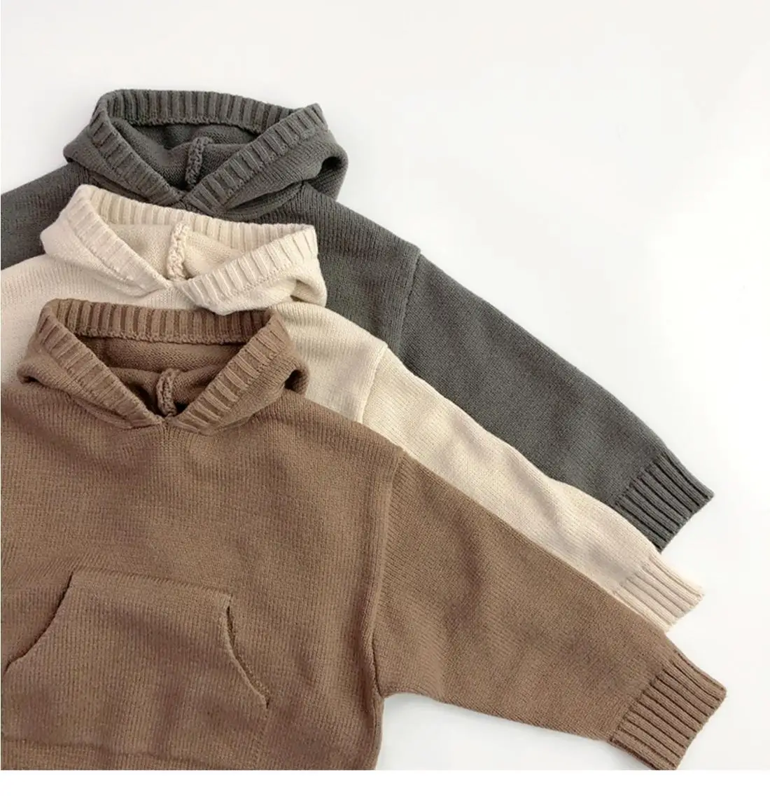 Hoodies Childrens Clothing Boys Girls Sweatshirts Japan Style Children Hooded Pullover New Coat Soild Cool Simple - Image 2