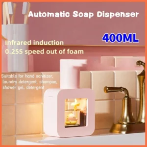 Cartoon Automatic Soap Dispenser USB Rechargeable 400ml IPX5 Waterproof