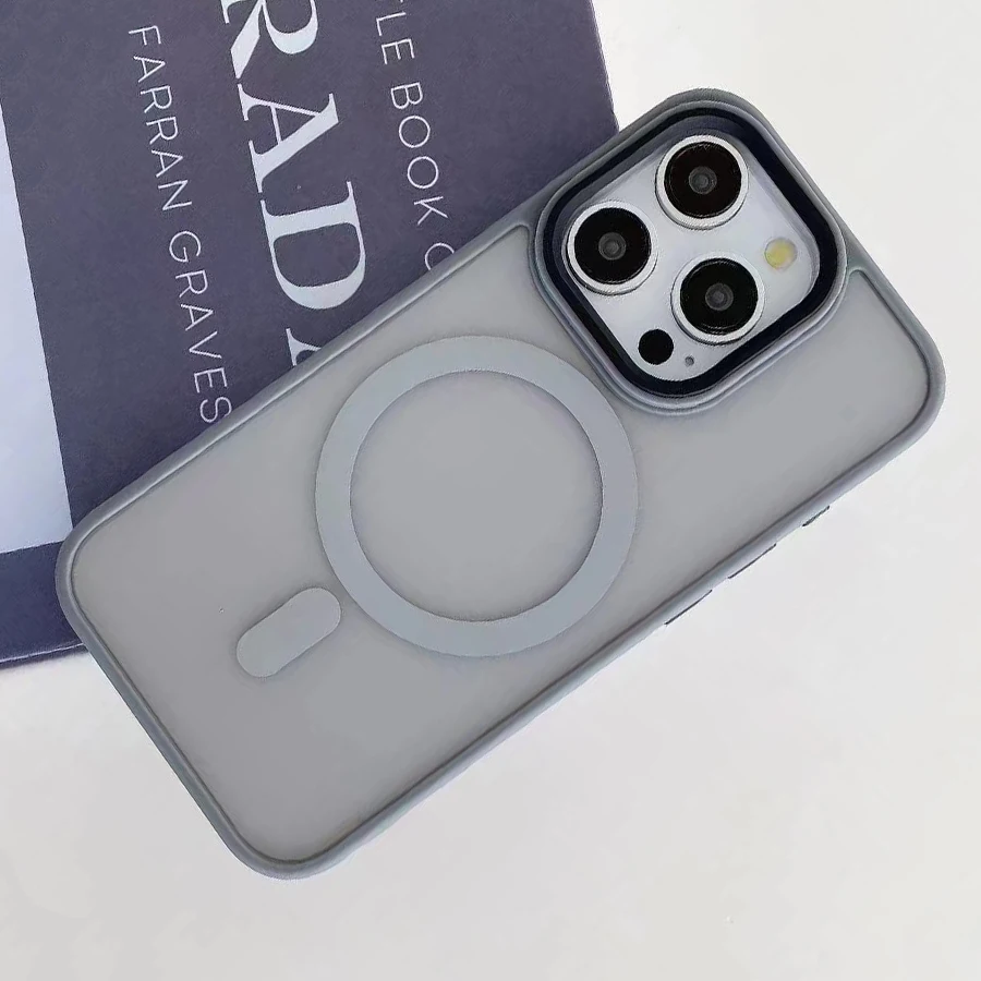 Translucent MagSafe Shockproof iPhone Case – PC+TPU (13‑17 Pro Max) - Image 11