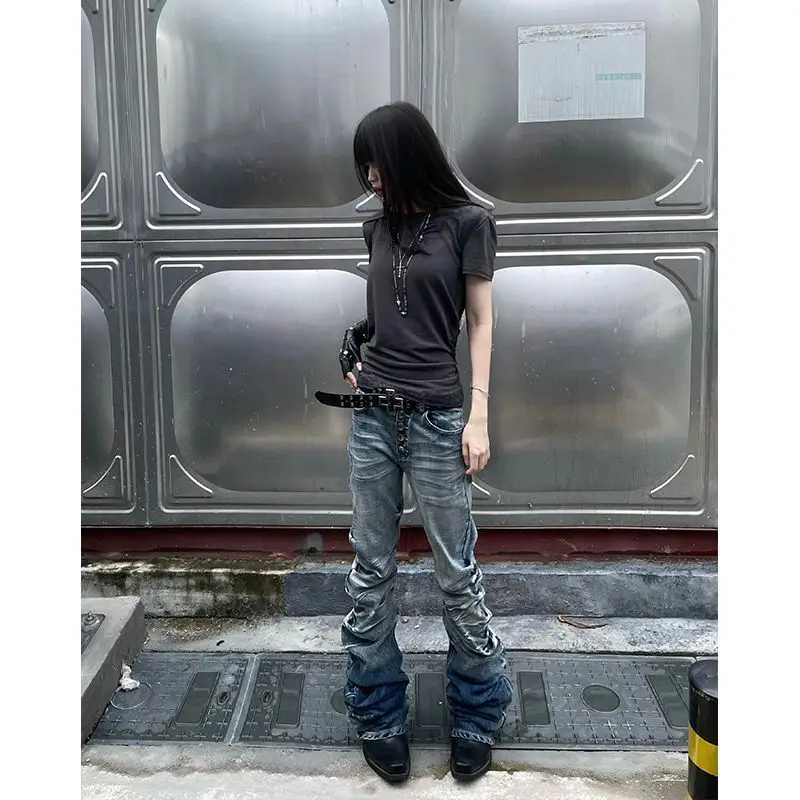Kimutomo Women T Shirts Hooded Short Sleeve Printing Punk Style Short Sleeve Y2k Aesthetic Harajuku Tops Grunge Gothic Ladies - Image 4