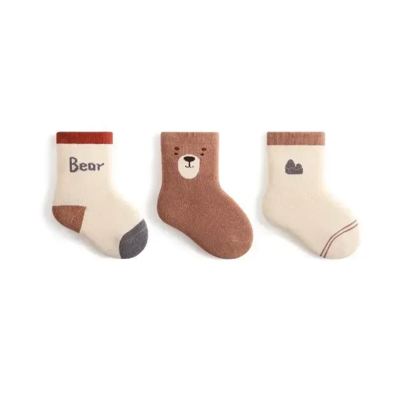 Warm Kids Mid Calf Socks 3 Pairs - Image 8