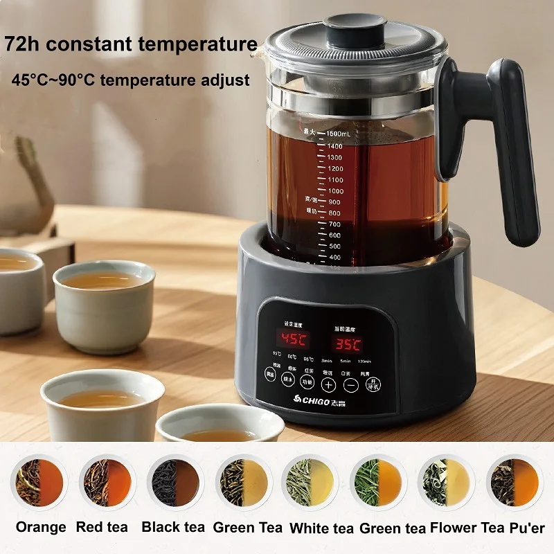 1.5L Glass Electric Kettle, 45‑90°C Temp Control & Auto Keep‑Warm - Image 3