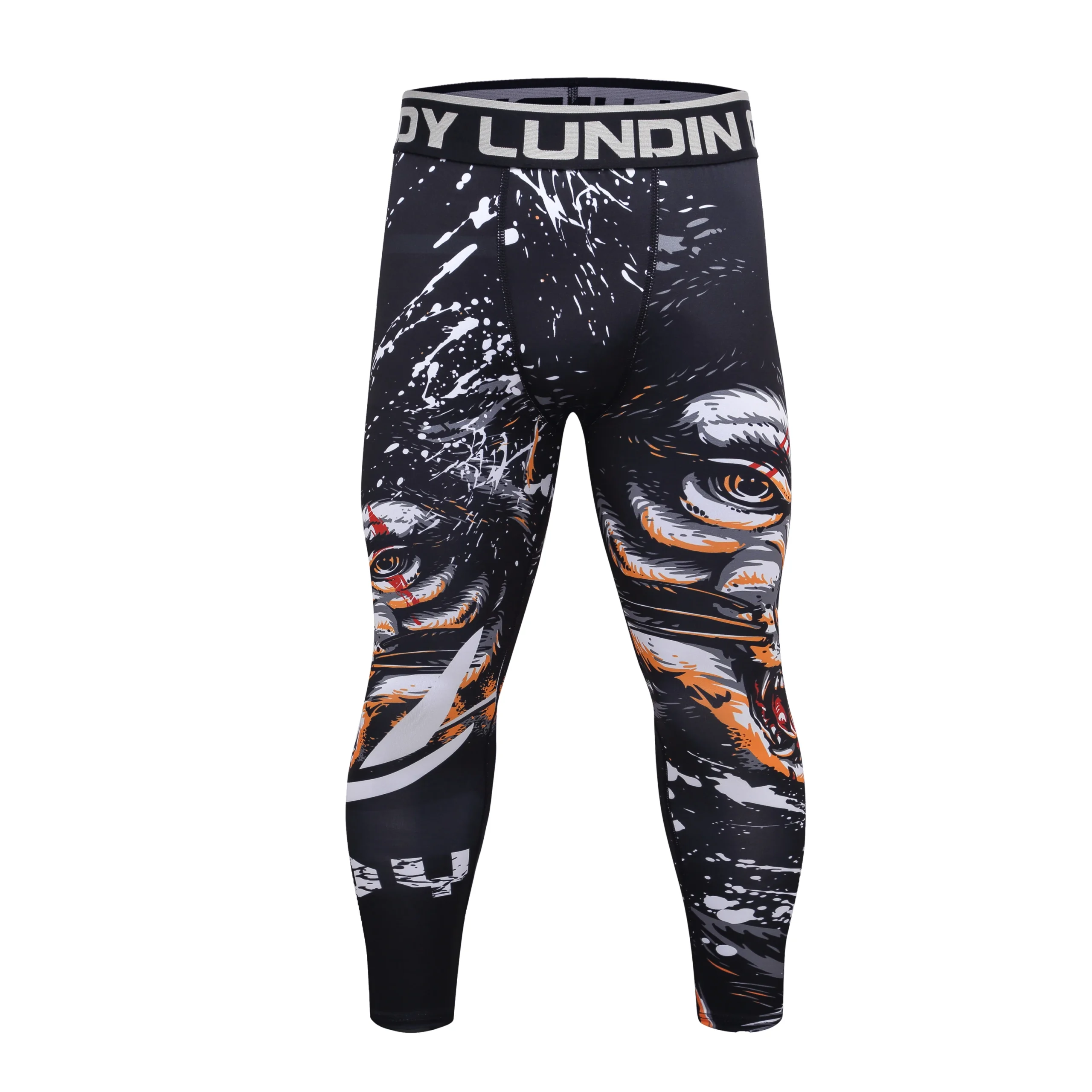 Men's BJJ Spats Leggings - Moisture Wicking Polyester - Image 23