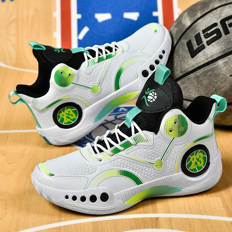 High‑Top Air Mesh Basketball Shoes – Breathable Lace‑Up Sneakers for Men & Women - Image 7