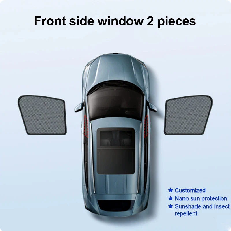 Magnetic Mesh Window Sunshades for Leapmotor B10 - view 11