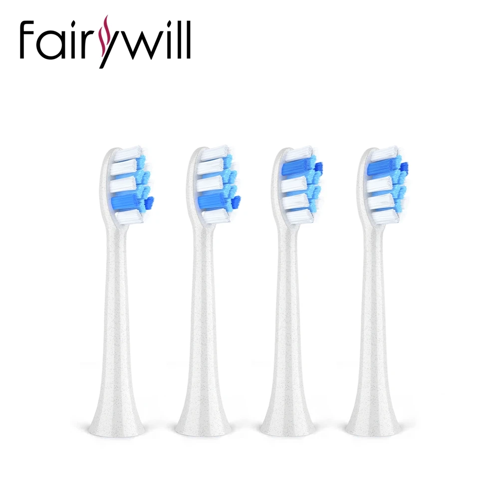 Fairywill Soft Plastic Toothbrush Heads – Compatible with P11, P80 & T9 (4‑16 pcs) - Image 10