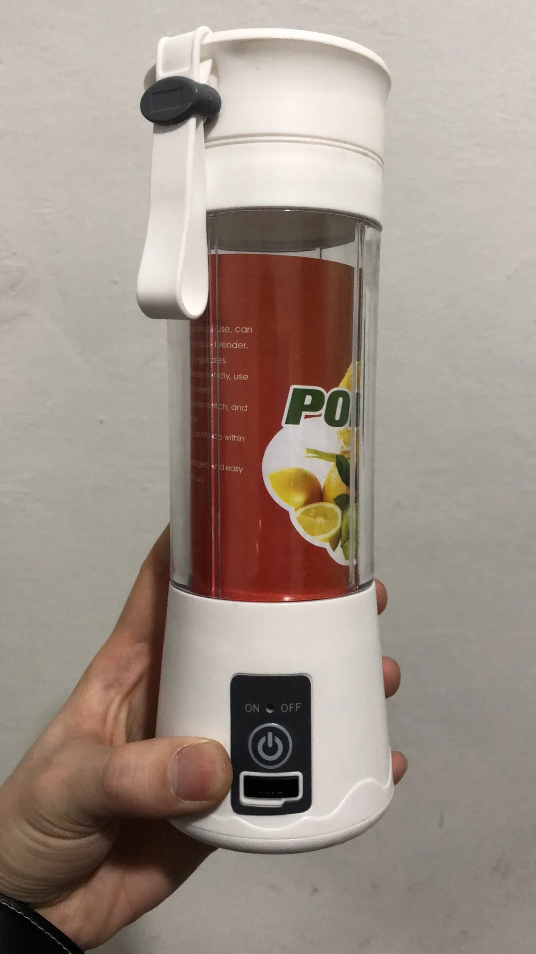CHUJIN Portable USB Juicer Blender, <500ml Capacity, Auto Pulp Eject - Image 8