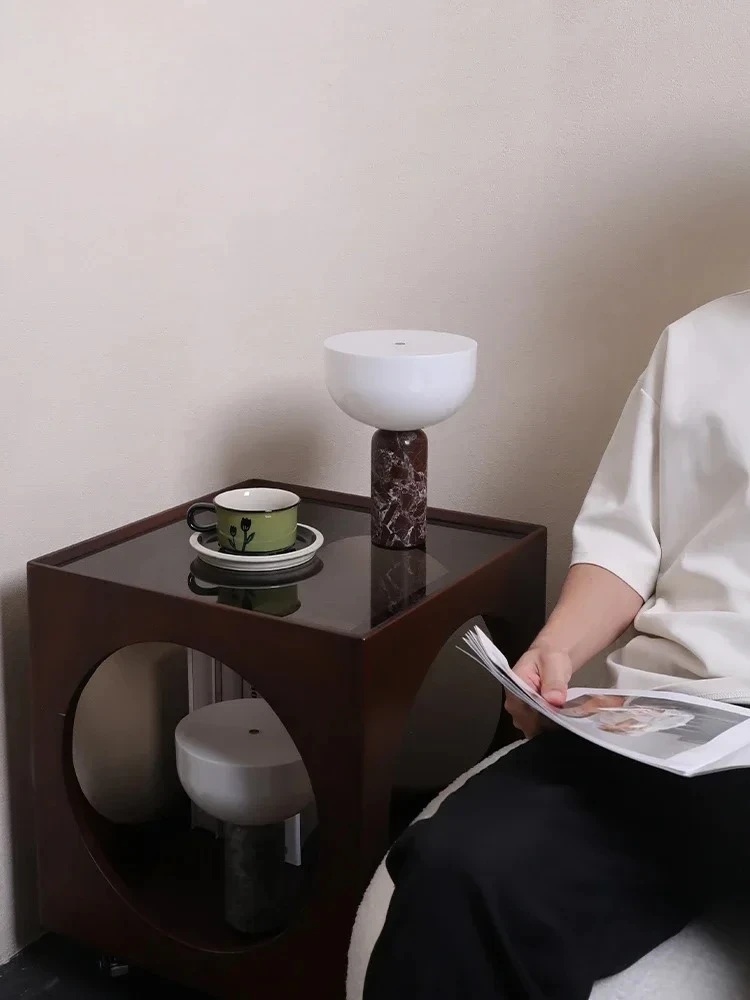 Modern Marble Table Lamp with USB Charging, Touch Switch, Dimmable LED - Image 5