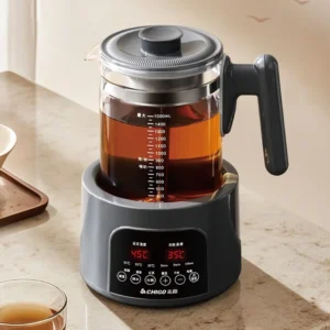 1.5L Glass Electric Kettle, 45‑90°C Temp Control & Auto Keep‑Warm