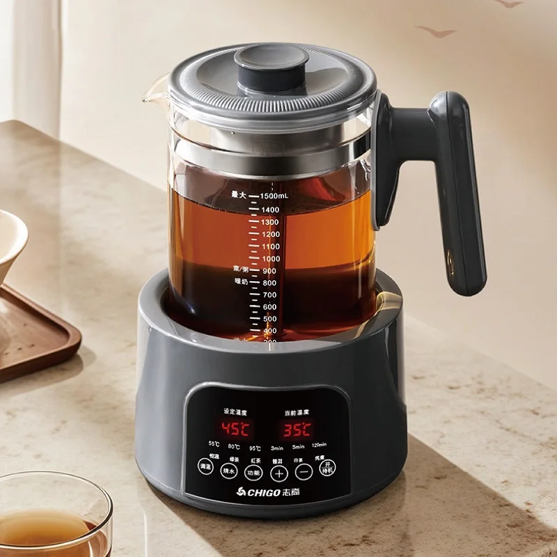 1.5L Glass Electric Kettle, 45‑90°C Temp Control & Auto Keep‑Warm