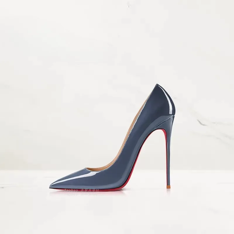 Women's Patent Pointed-Toe Stiletto Pumps - view 6