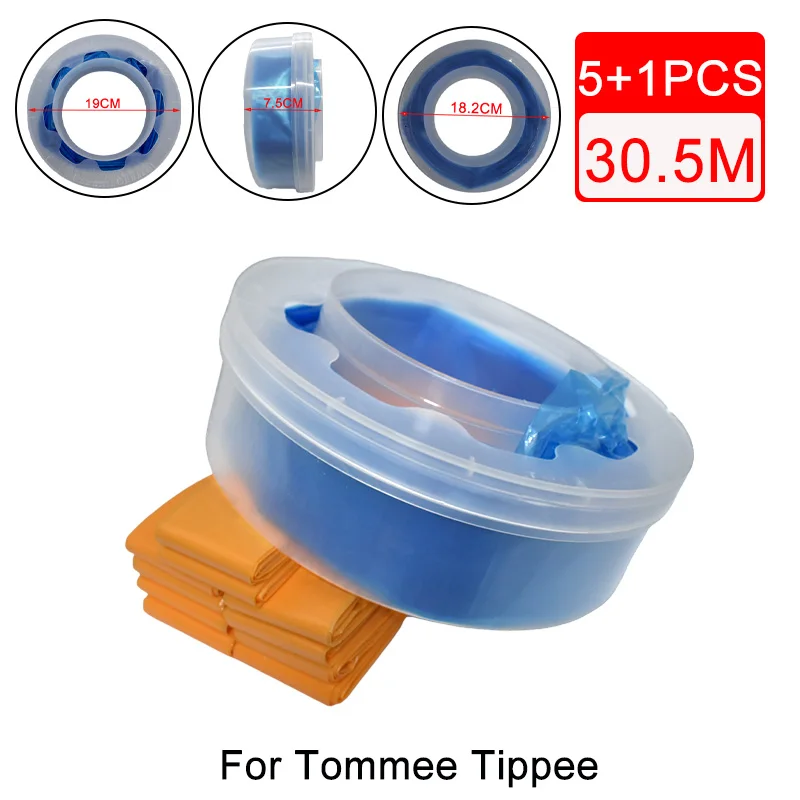 5+1 Set PE Diaper Refill Bags for Tommee Tippee - Image 12