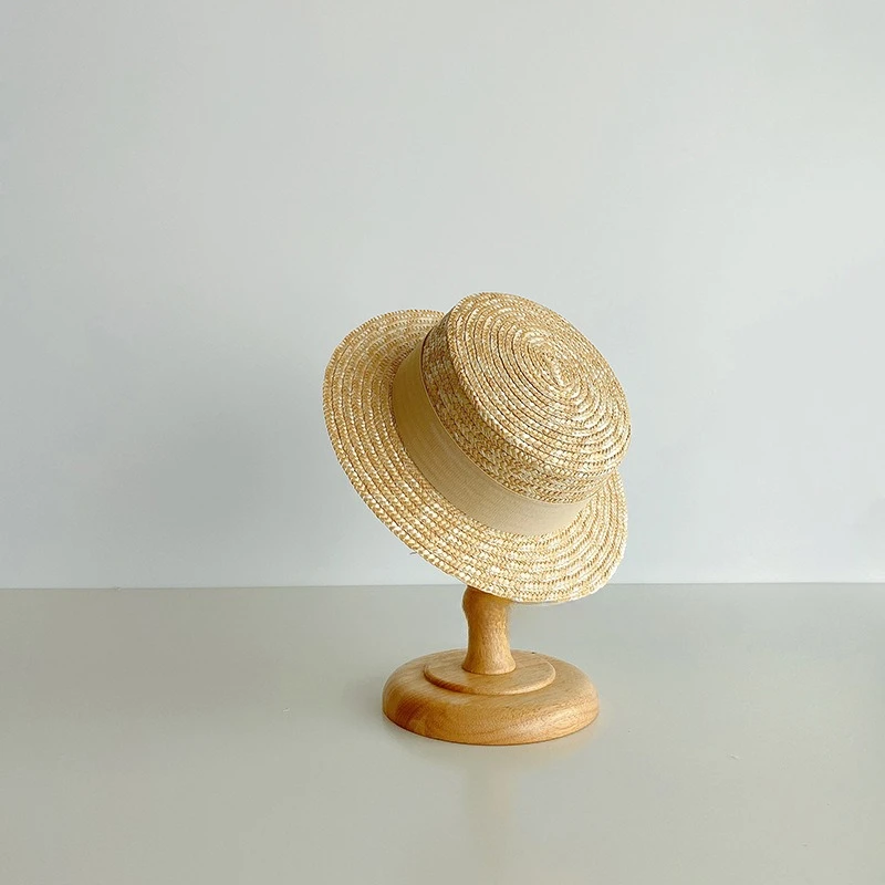 Straw Summer Kids Sun Hat with Wide Brim and Adjustable Strap, 48-52 cm - Image 17