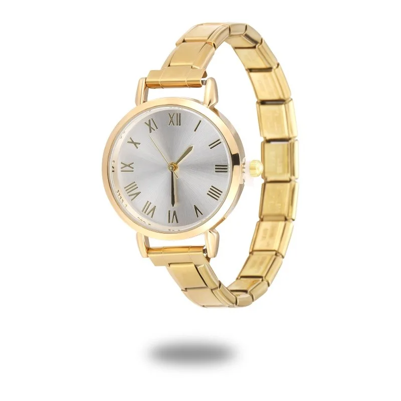 Unisex 9mm Stainless Steel Watch with Italian Elastic Charm – Chain - Image 25