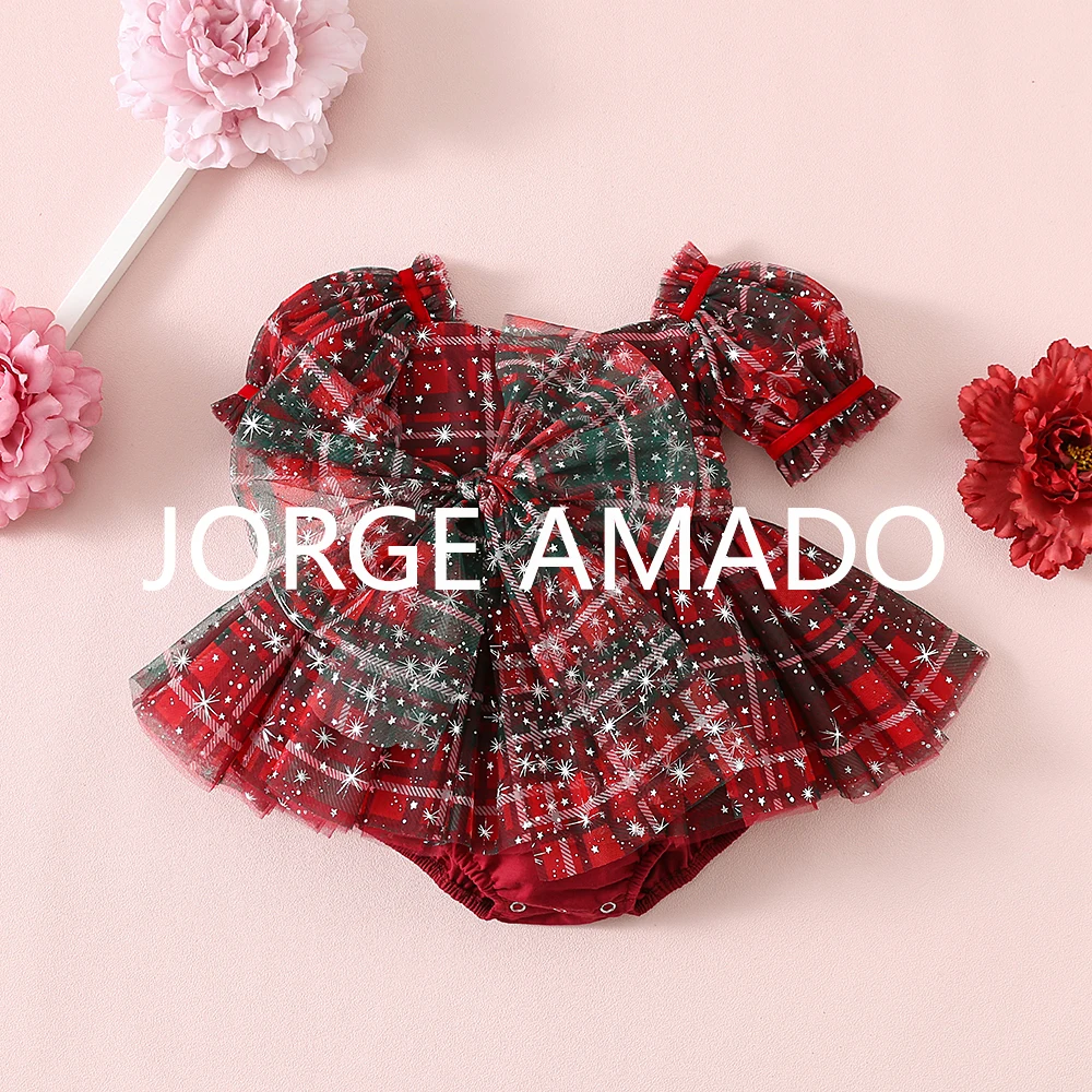 Summer Baby Girl Puff Sleeve Bodysuit - Image 7