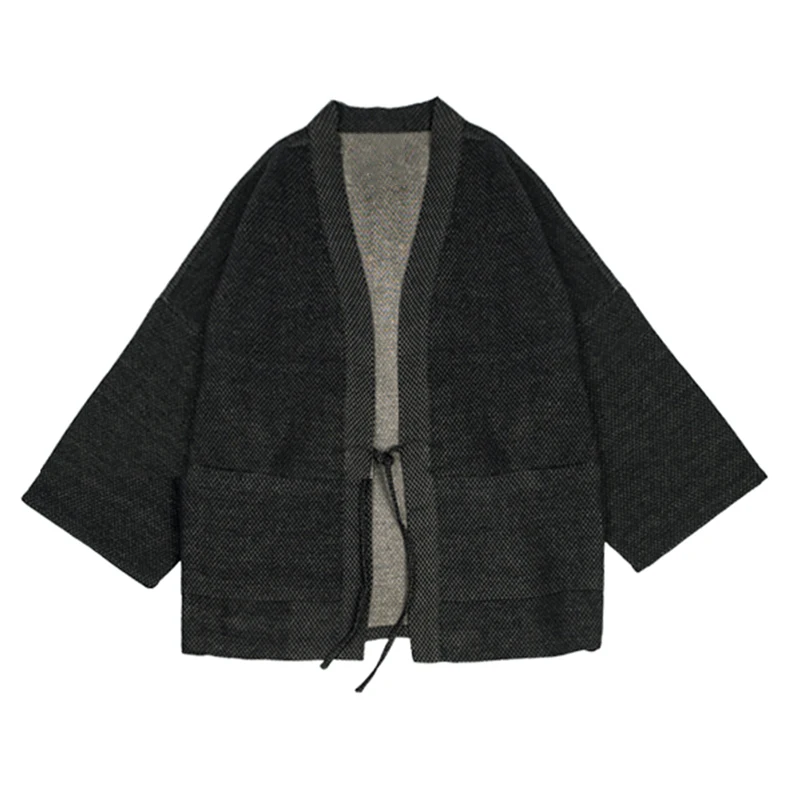 Japan Style Argyle Kimono Jacket - Image 7