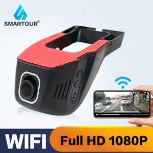 Smartour Hidden Car Dvr Dash Cam Wifi Front Camera Full HD 1080P Loop Driving Record APP Control Record For Phone