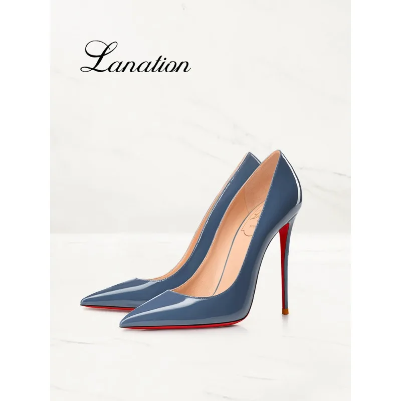 Women's Patent Pointed-Toe Stiletto Pumps