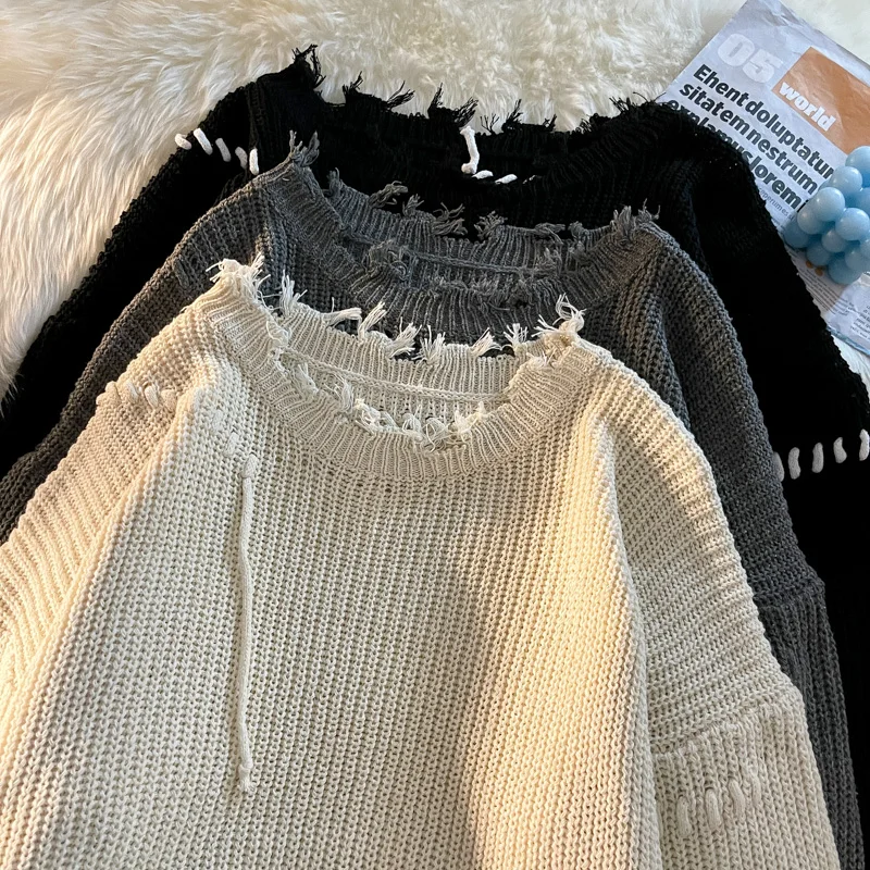 2024 New Autum Winter Designer Pullover New Fashion Luxury Knitted Sweater High Quality Men Warm Cotton Blend Sweaters Casual - Image 3