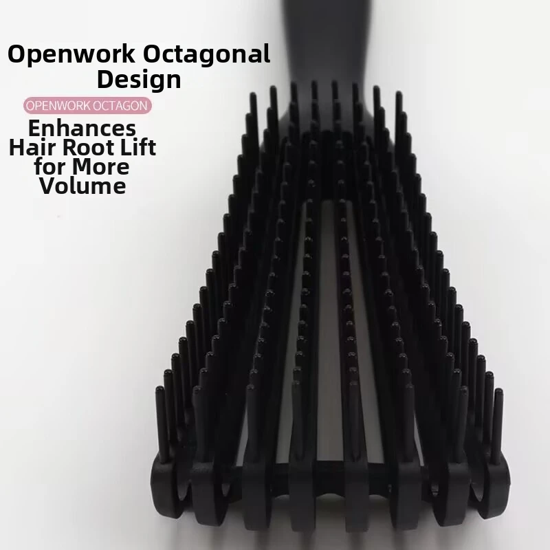 ABS Detangling Brush with Bracket – Massage for Curly & Thick Hair - Image 5