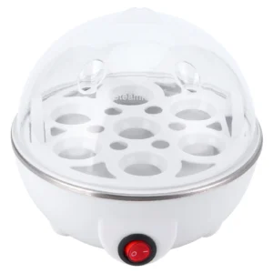 Romellar 350W Electric Egg Boiler – BPA‑Free PP, Single‑Serve