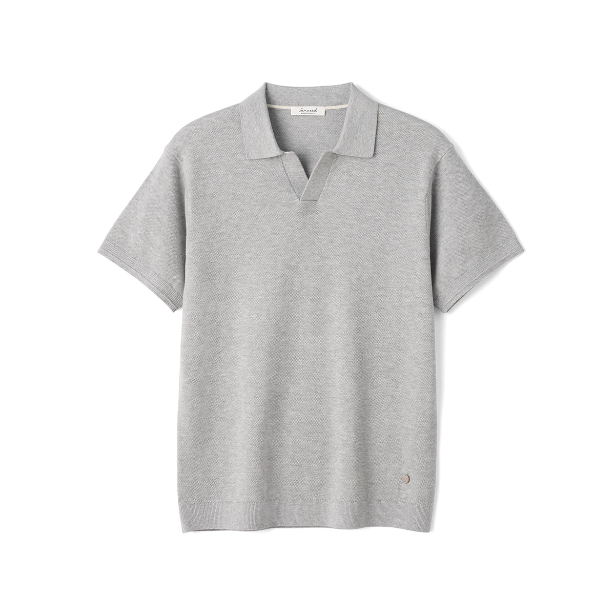 SIMWOOD Men's Knitted Polo Shirt - Breathable Cotton Blend - Image 7
