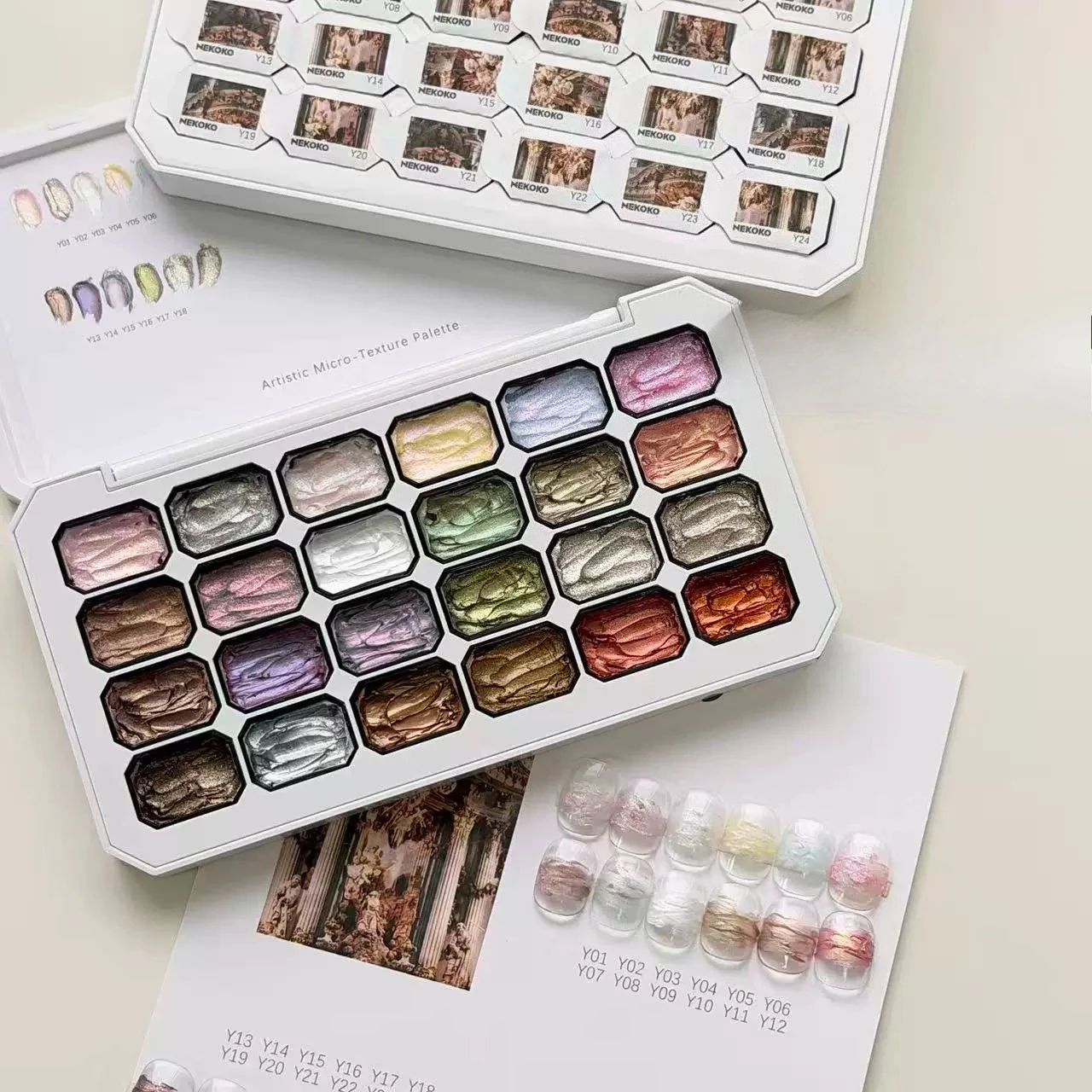 Fairy Powder Micro-Texture Gel Nail Polish – No Top Coat, UV/LED, 36g - Image 5
