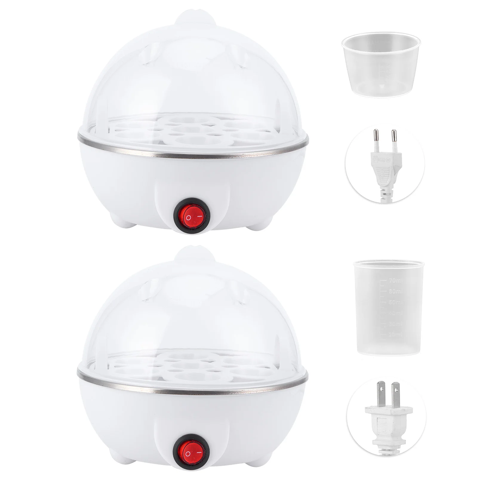Romellar 350W Electric Egg Boiler – BPA‑Free PP, Single‑Serve - Image 2