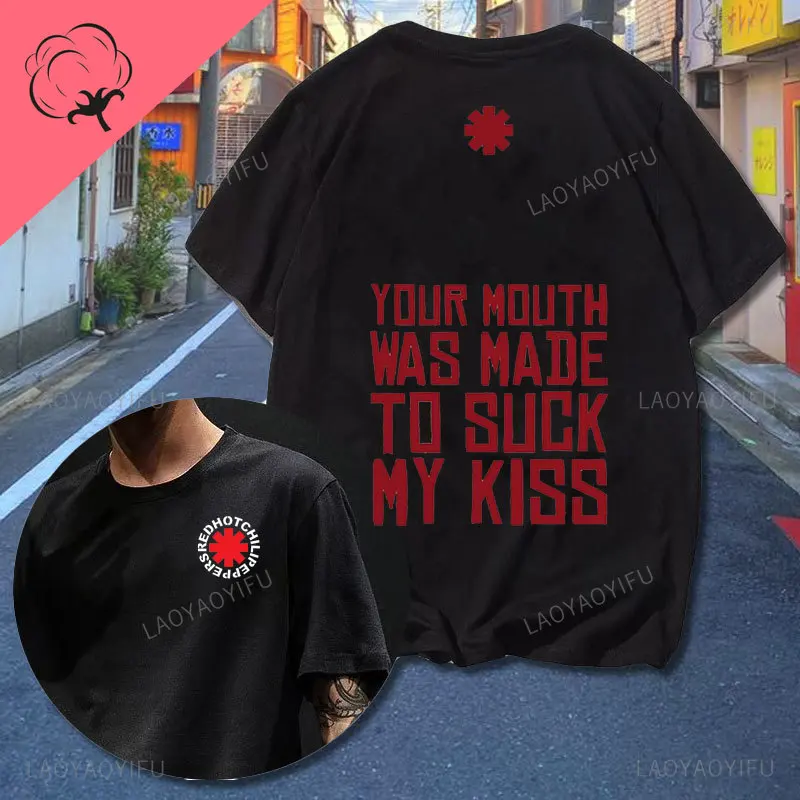 New Red Hot Chili 100%cotton T Shirt Amazing Tees Men Women Clothes Peppers Tour Double-sided Short Sleeve Casual Male T-shirt - Image 22