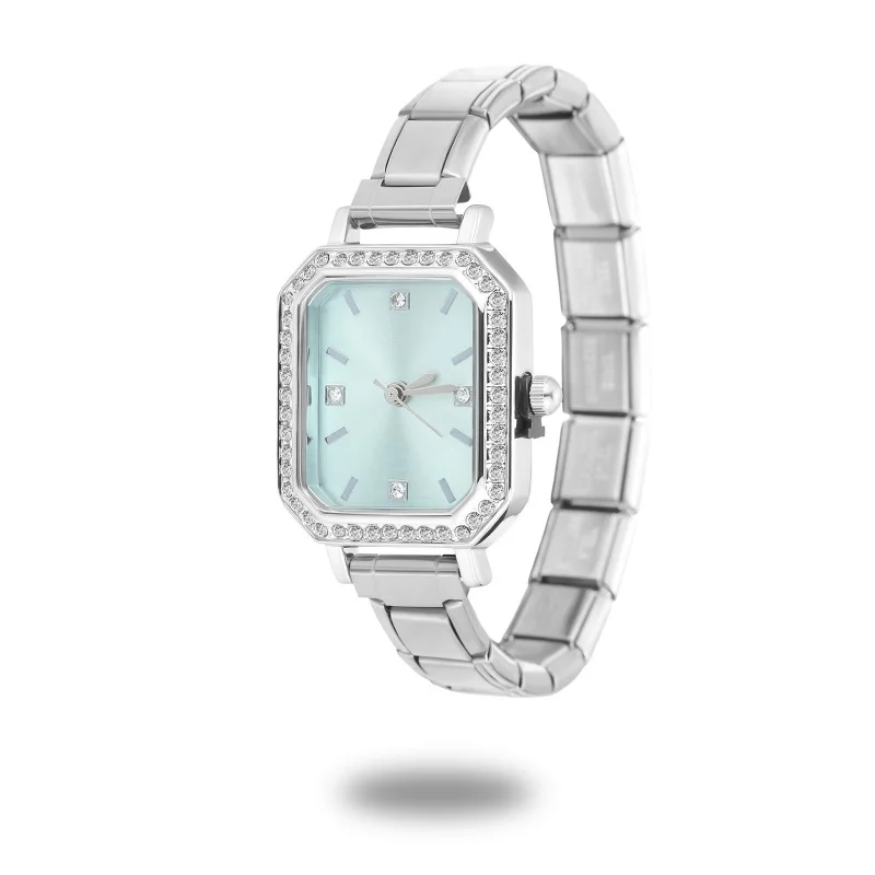 Unisex 9mm Stainless Steel Watch with Italian Elastic Charm – Chain - Image 41