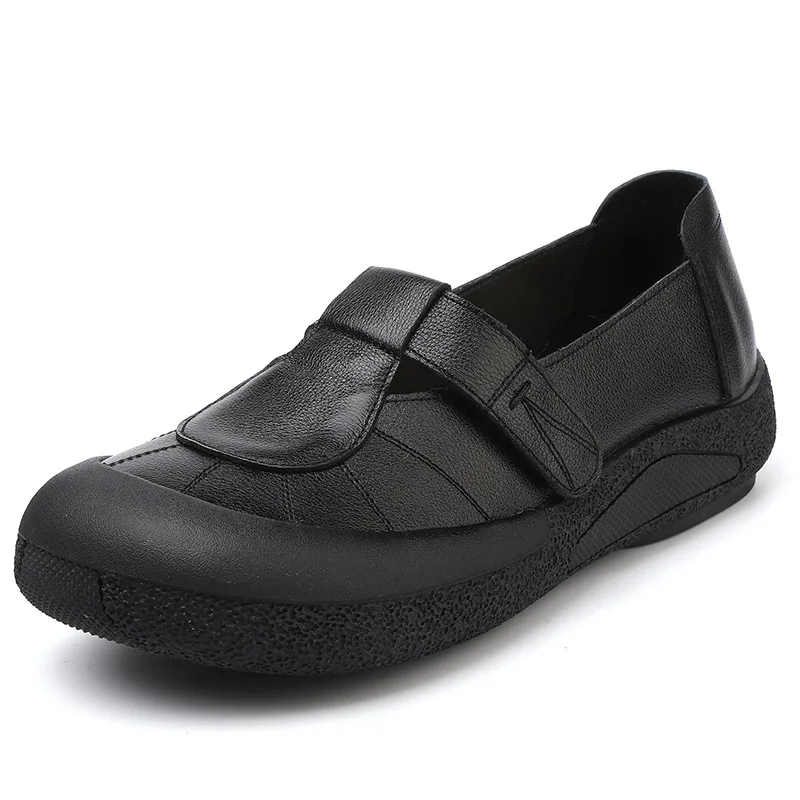 GKTINOO Genuine Leather Hollow‑Out Ballet Flats with Soft Rubber Sole - Image 8